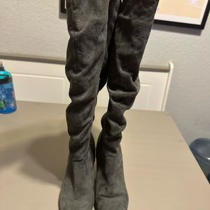 Nine West knee high slouchy boots